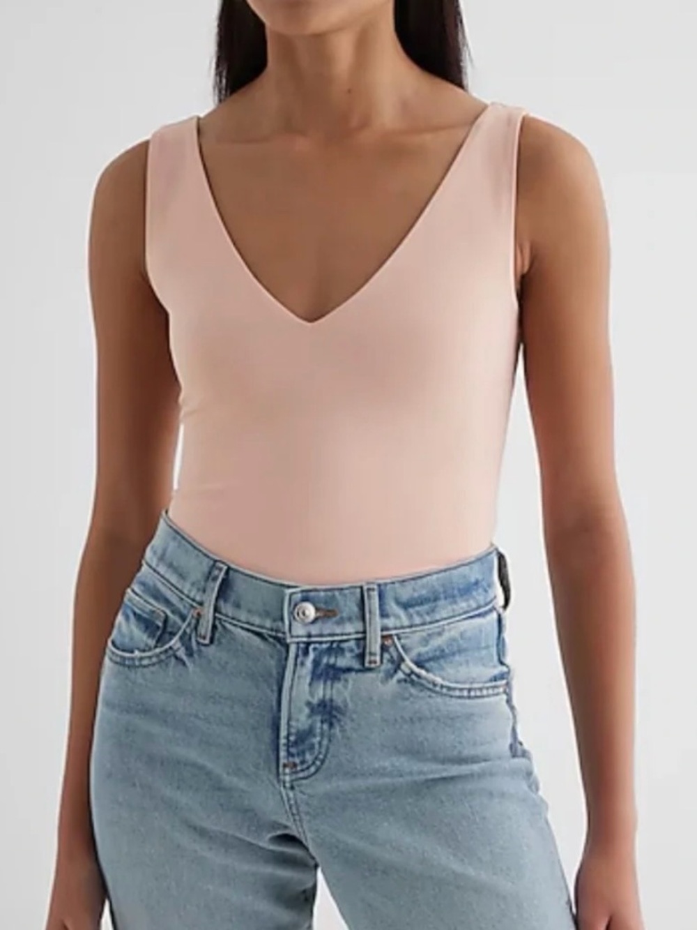 Express Body Contour V-Neck Sleeveless Bodysuits - XS Bundle of 4 - Picture 4 of 15